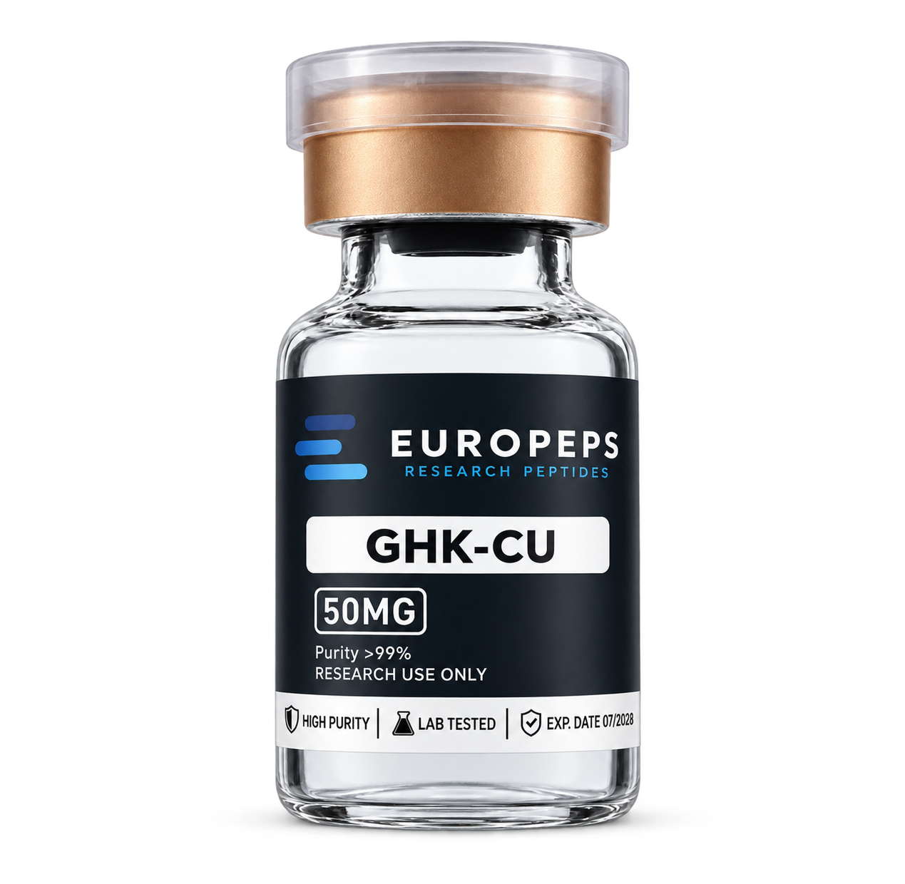 Europeps GHK-CU 50 mg research vial
