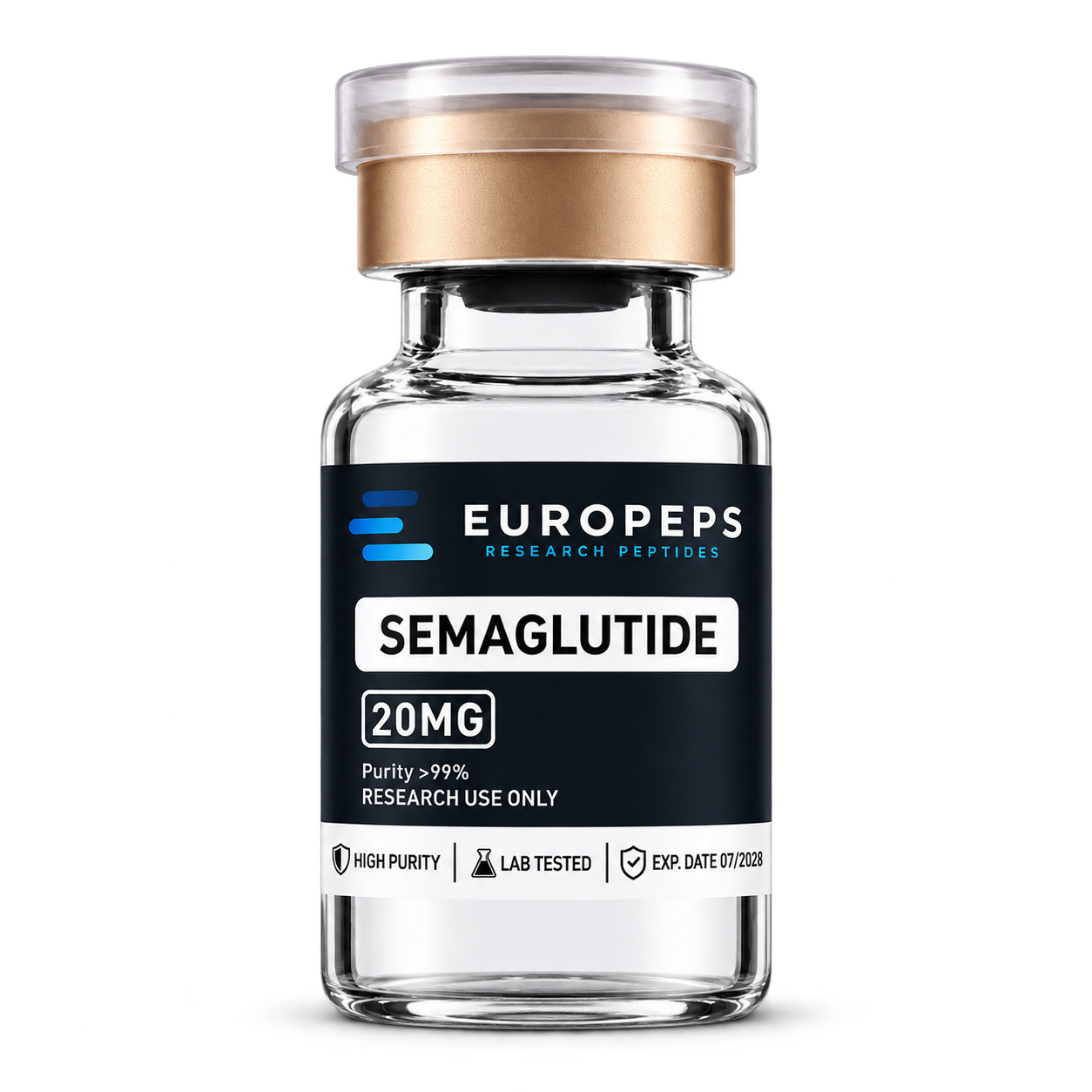 Europeps Semaglutide 20 mg research vial
