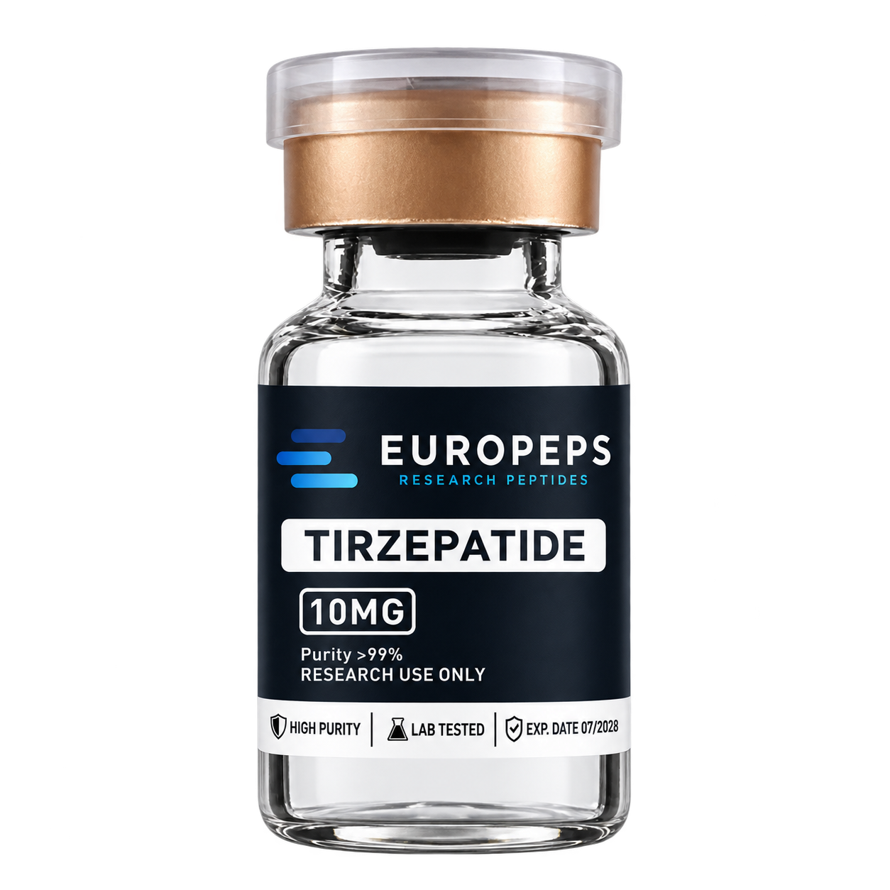 Europeps Tirzepatide 10 mg research vial